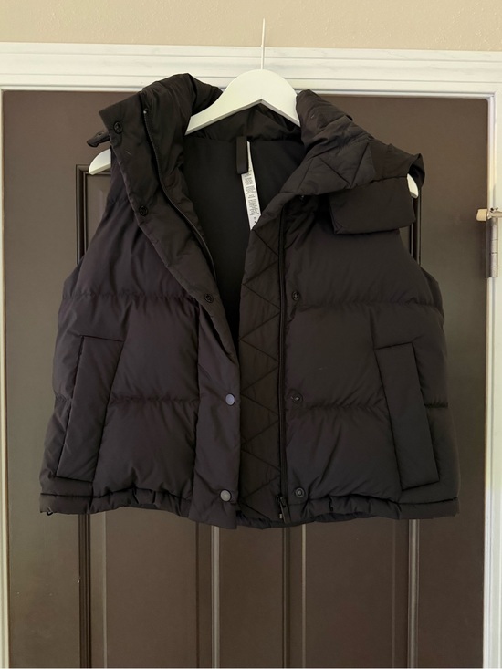 lululemon athletica Jackets & Blazers - Lululemon Cropped Wunder Puff Vest Down Black 2